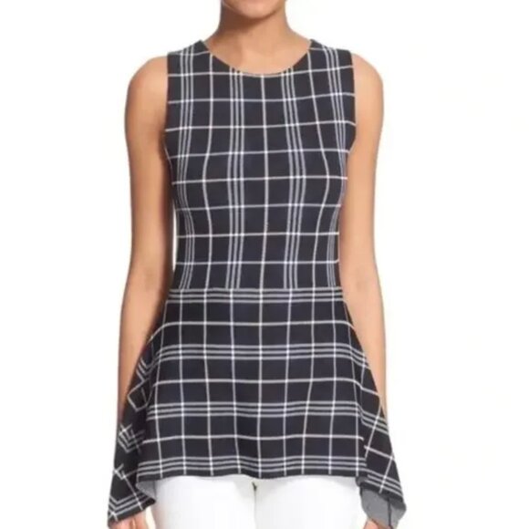 Theory Kalora Peplum Top - P (XS) - Picture 1 of 4